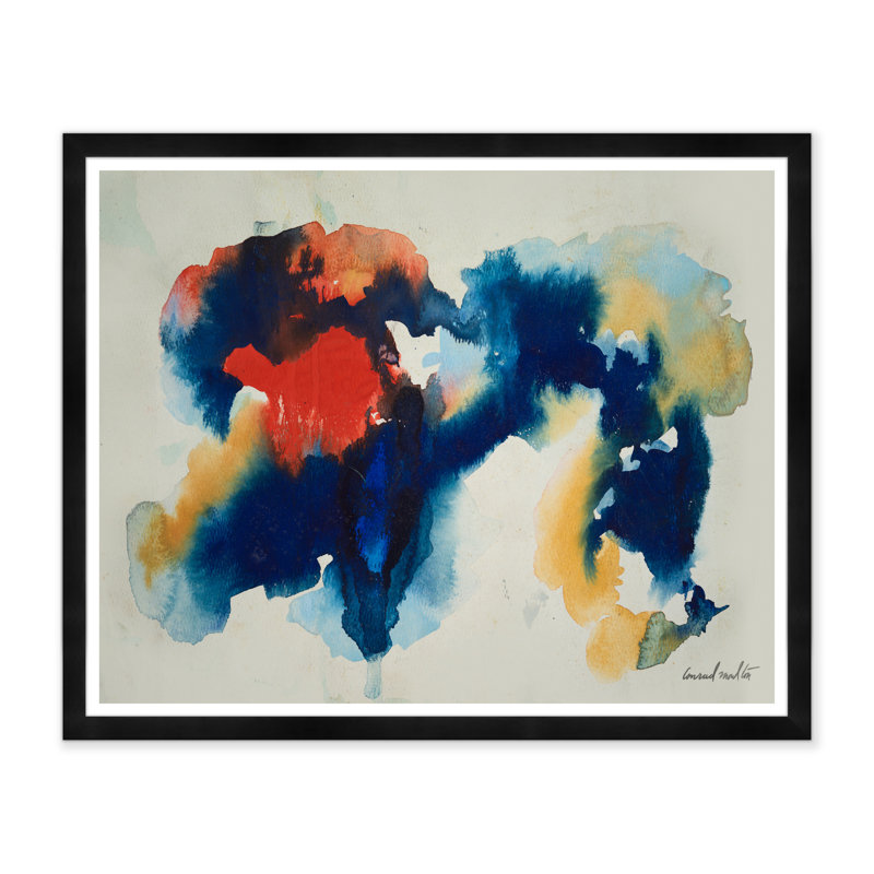 Aquarelle abstraite - reproduction de cadre photo