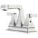 Centerset 2-handle Bathroom Faucet with Drain Assembly
