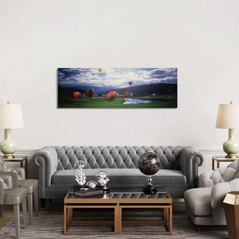 Hot Air Balloons, Snowmass, Colorado, USA by Panoramic Images - Wrapped Canvas Panoramic Gallery-Wrapped Canvas Giclée