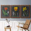 «Midnight Tulip IV», ensemble de 3 peintures sur toile encadrées-1117917248-1117917251