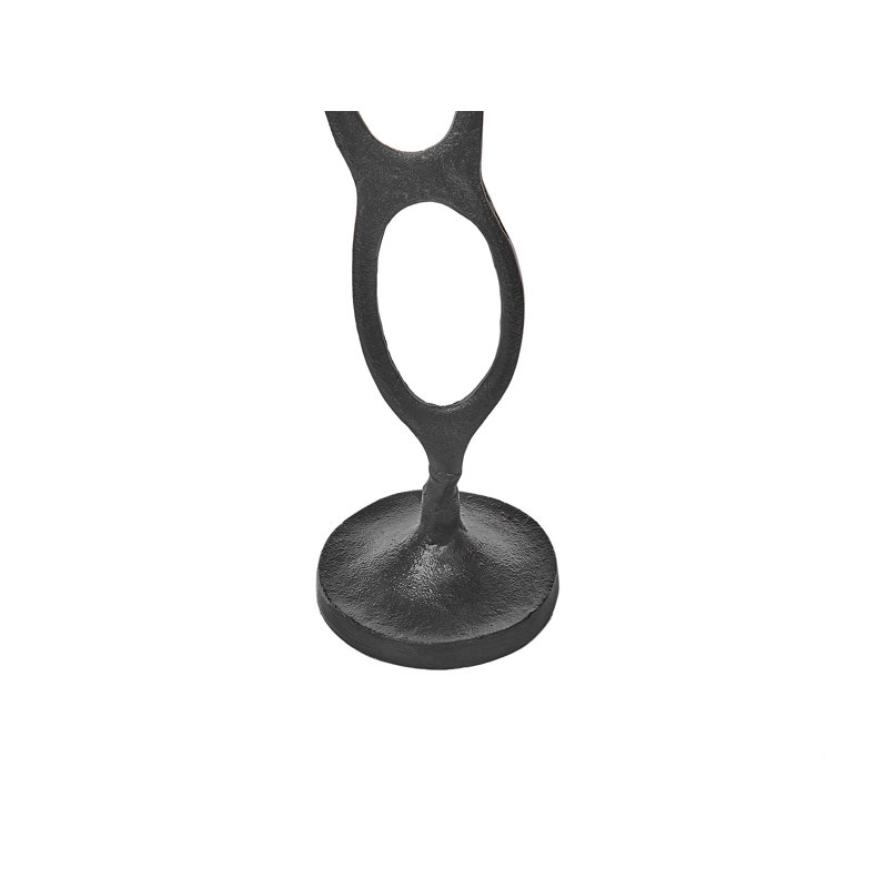 3 Piece Aluminum Floor Candlestick Set