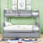 Twin Over Full Wood Bunk Bed With Twin Trundle, Built-In Ladder And Guardrail-814706792