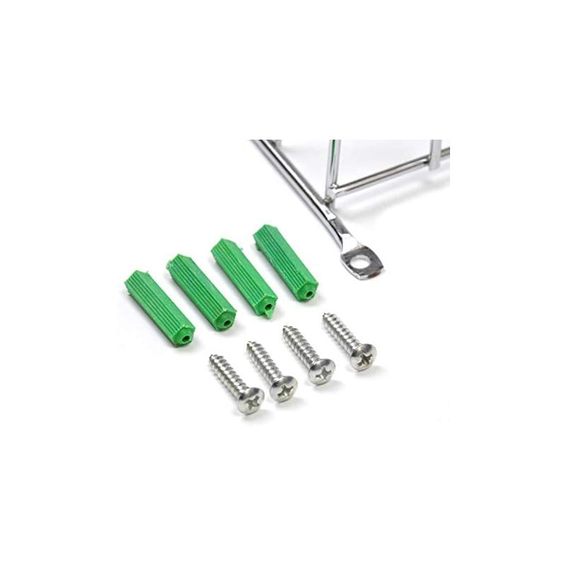 Wall Spice Rack, 42.6 H x 39.5 W x 10 D cm 