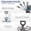 Foldable Trolley with Adjustable Handle, Light Blue