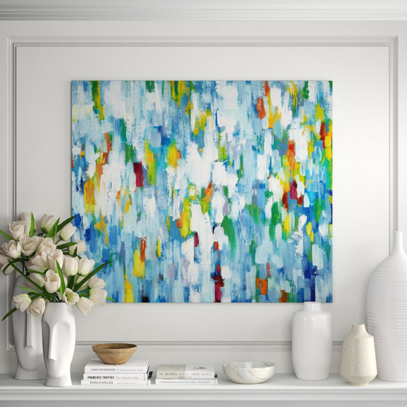 Confection Print by Sydney Edmunds, 47" H x 55" W, Knife Gel