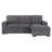 Melody Grey Sectional With Pullout