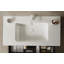 36" Bathroom Countertop With  White Ceramic Basin, NO Cabinet