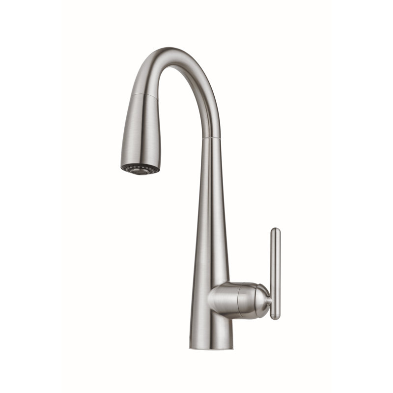 Lita Pull Down Bar Faucet, Stainless Steel