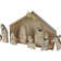 The Holiday Aisle® 12-piece Wood Grain Christmas Nativity Set 