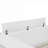 Storage Integrated Full Size Platform Bed, Small Bedroom Solid Wood White Finish Bed with Workspace and Wardrobe