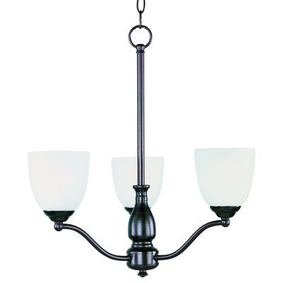 Lustre classique/traditionnel ombré 3 lumières Callimont