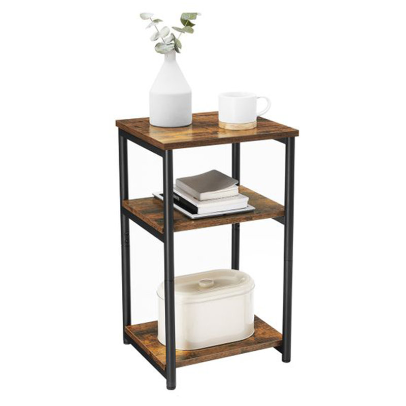 Solid Wood Top End Table