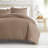 8-Piece Bedding Bundle - Solid Duvet Cover, Comforter Insert, and Patterned Sheet Set-99311844-99311852
