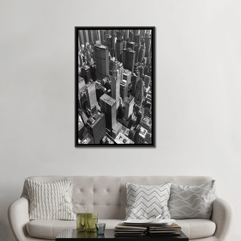 «Chrysler Building and Midtown Manhattan» par Chris Bliss, reproduction de photo sur toile, H 26 po x l 18 po x P 1,5 po