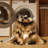 Washable Briard Dogs Area Rug-575372267