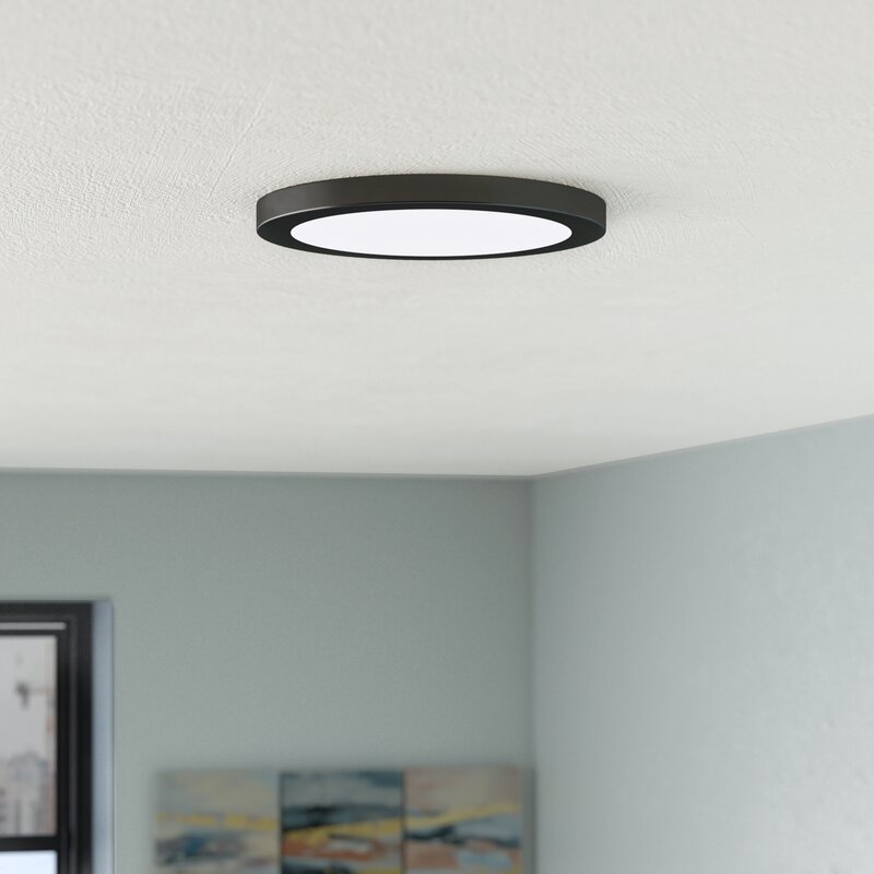 Orren Ellis Branford Acrylic LED Flush Mount & Reviews | Wayfair