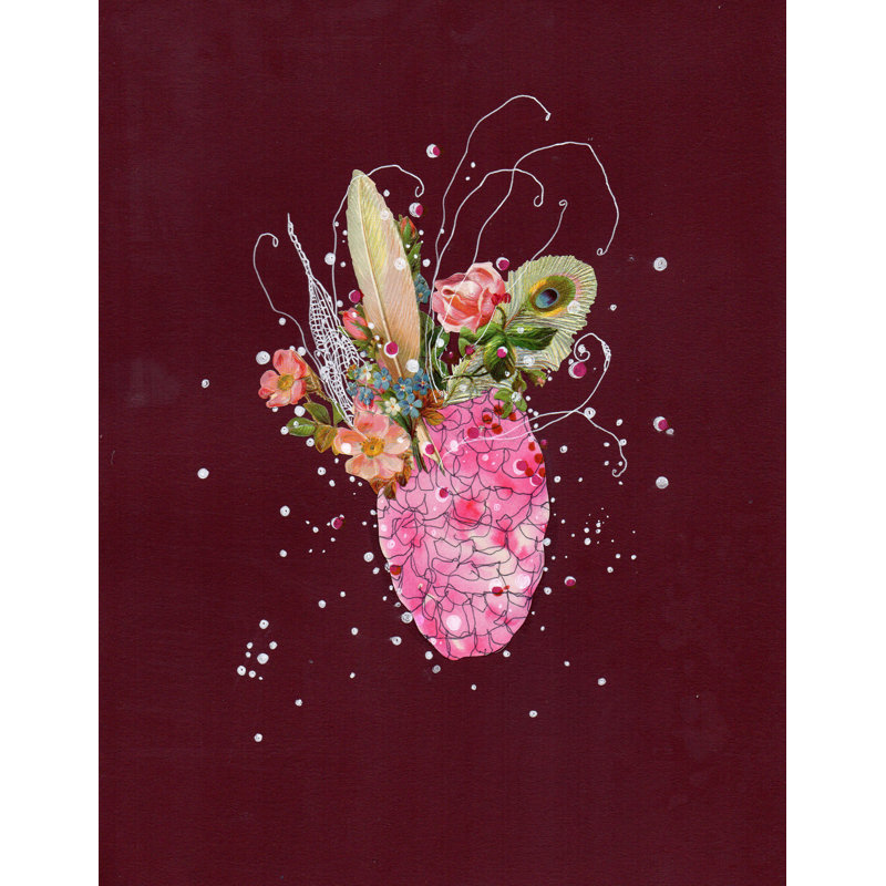 Ocean's Dream Catcher Print by Jenny Brown