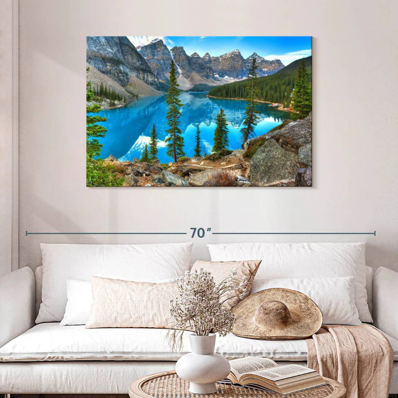Alvord Moraine In Banff, 30" H x 45" W