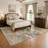 Vintage Textured Area Rug - Soft Floor Carpet with Canvas Backing, Non-Slip Living Room Bedroom Rug-891296297