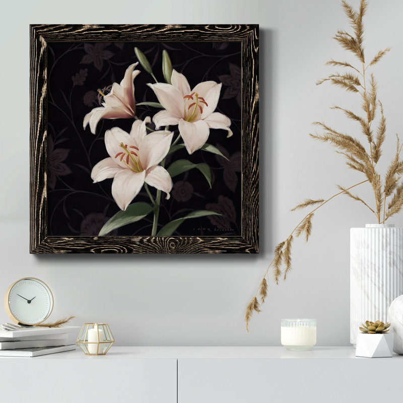 Garden Garden - Peinture sur toile encadrée, H 20 po x l 20 po x P 1,5 po, Cadre noir