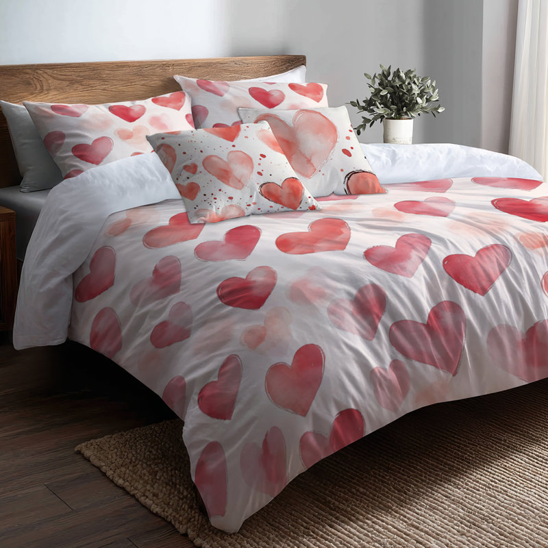 Ensemble de housse de couette et coussin décoratif 3 pièces, Housse de couette très grand et 2 très grandes t