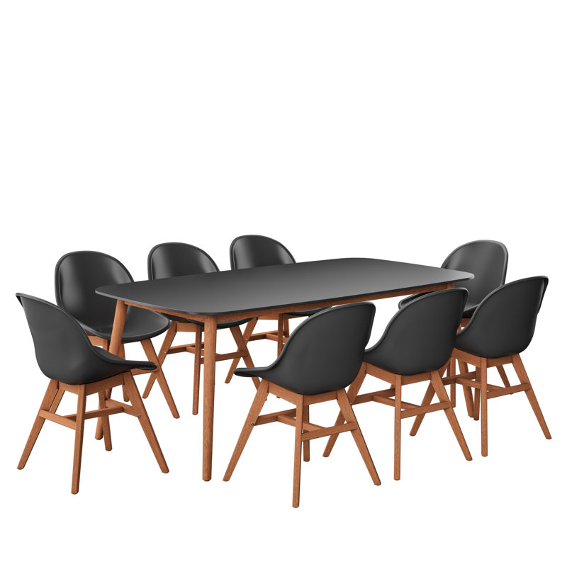 Anautica 8 - Person Patio Dining Set Rectangular Table