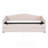 Teddy Fleece Upholstered Daybed with LED Lights and Trundle, Perfect for Modern and Space-Efficient Living.-637649523-637649533