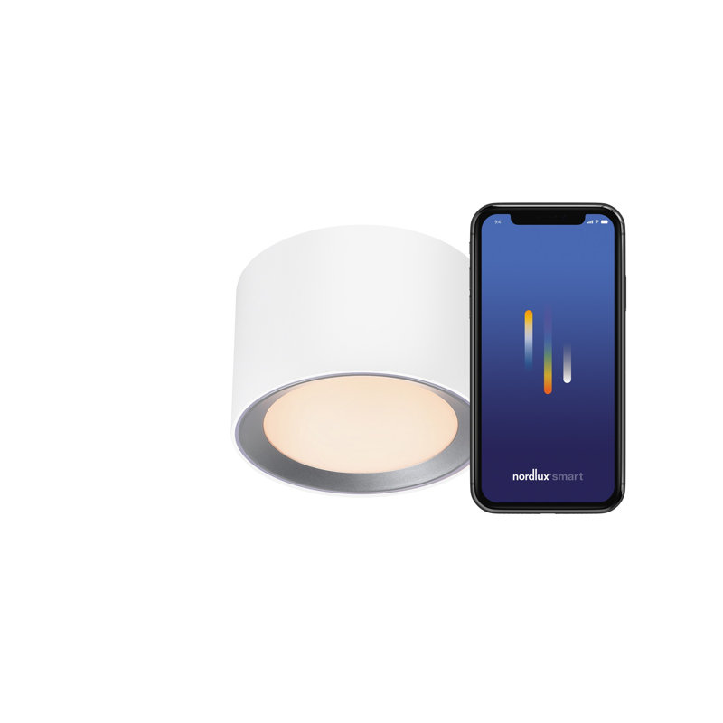 Flush Mount, White