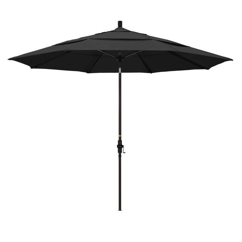 Parasol de marché 11 pi Brent, Noir - Pacifica