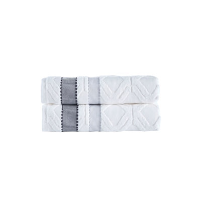 2 serviettes de bain Brooks Brothers