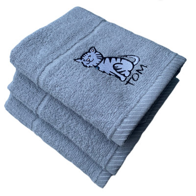 Cotton Embroidered Tea Towel Kitchen Towel