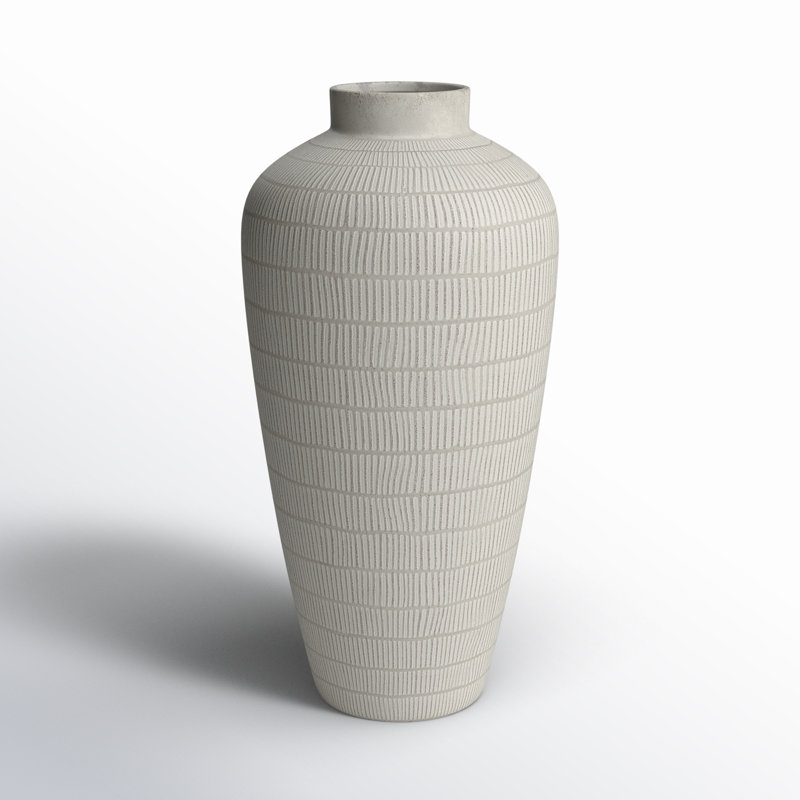 Kimona Ceramic Table Vase, 23.3" H x 12.15" W x 12.15" D