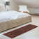 Ottohome Non-Slip Medallion Oriental Area Rug For Living Room, Hallway, Entryway Rug, Dark Red
