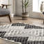 Tapis gris / noir / ivoire Jermone-1634525588