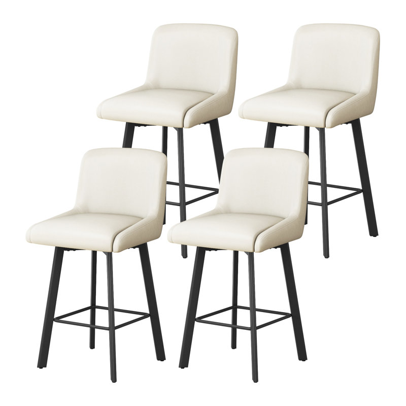 Tabouret de bar 26 po H, 4, Beige, Tabouret de bar = siège d'une hauteur de 26 po