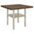 Heritage Design - Denardo 5-Piece Drop Leaf Counter Dining Set Rustic Cream