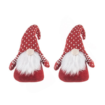 Table de gnome en tissu 5,7 x 3 x 13,8 po, paquet de 2