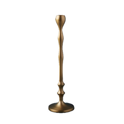 Bougeoir Belsana en bronze vieilli, moyen