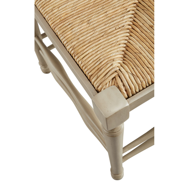 Rossana Vanity Stool, White