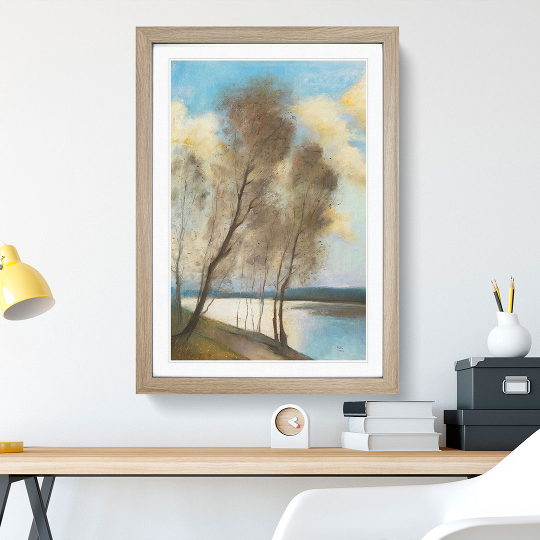 Fruhling by Lesser Ury - Framed Print