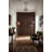 Tufted Leather Wallpaper Brown Geometric Wall Mural
