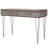 Brading Solid Wood Top Metal Base Writing Desk