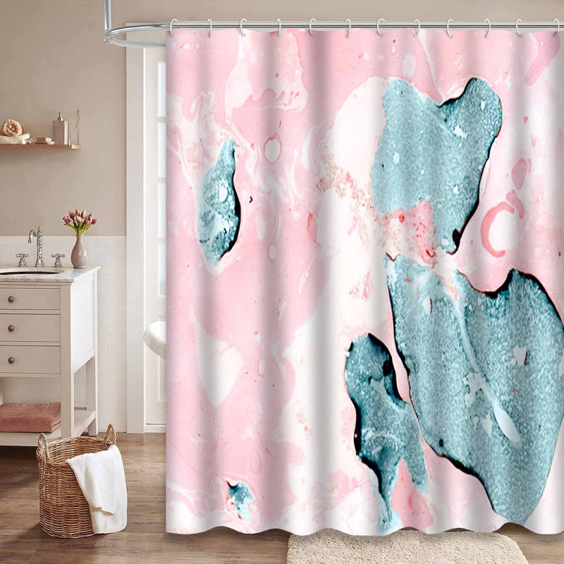 Rideau de douche Marble, L 72 po x l 84 po