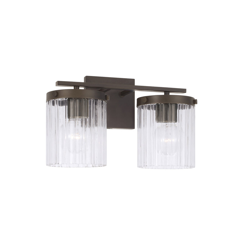 Vaughn 2 - Light Dimmable Vanity Light, Oil Rubbed Bronze