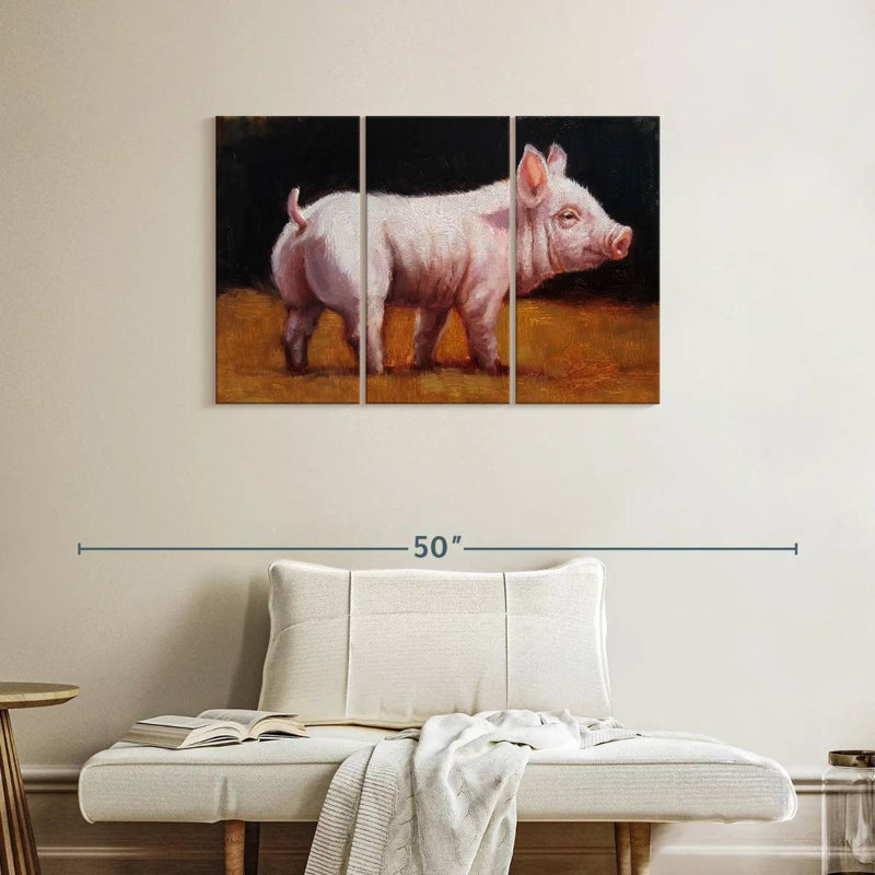 Brampt Wilbur, 24" H x 38" W