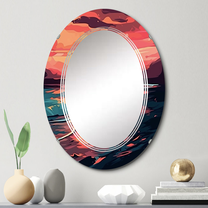 Syrianus Oval Mirror, 30" x 20"