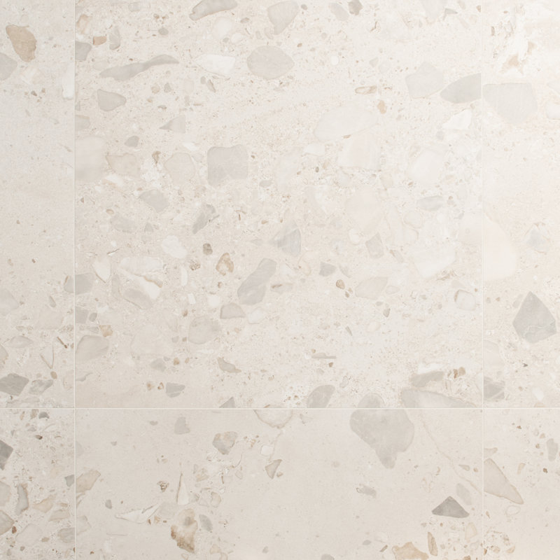 Piccoli Grande Semi-Polished Porcelain Tile, Cream