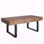 Table basse rustique en bois industriel