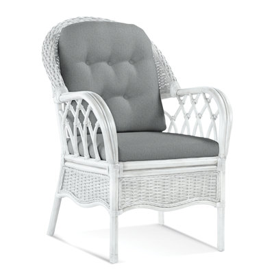 Chaise avec accoudoirs rembourrée Everglade