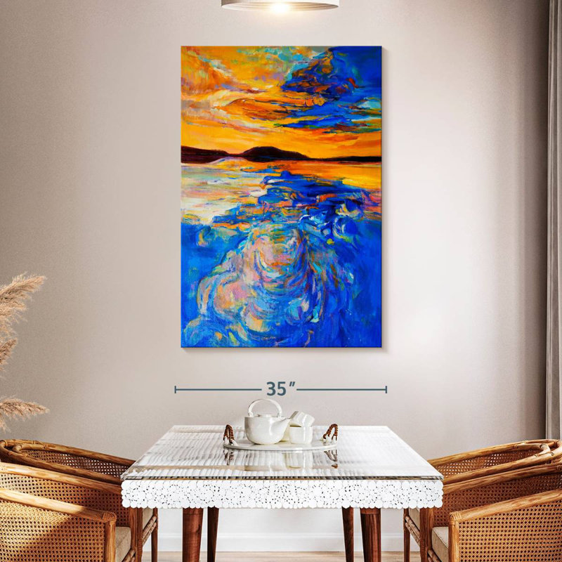 Avery Sky Reflection, 51" H x 34" W